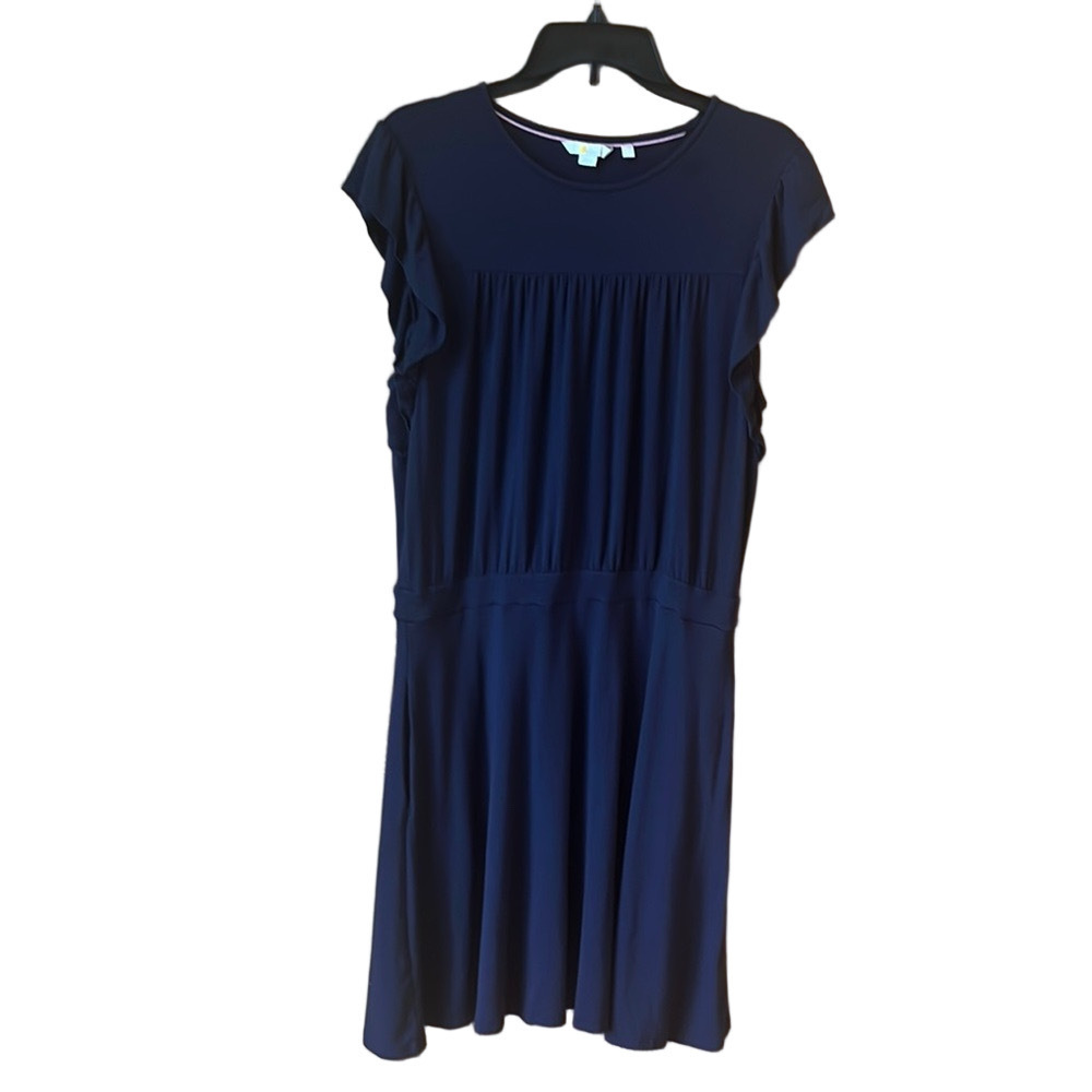 Boden Black Pleated Smocked Sundress - Size 12